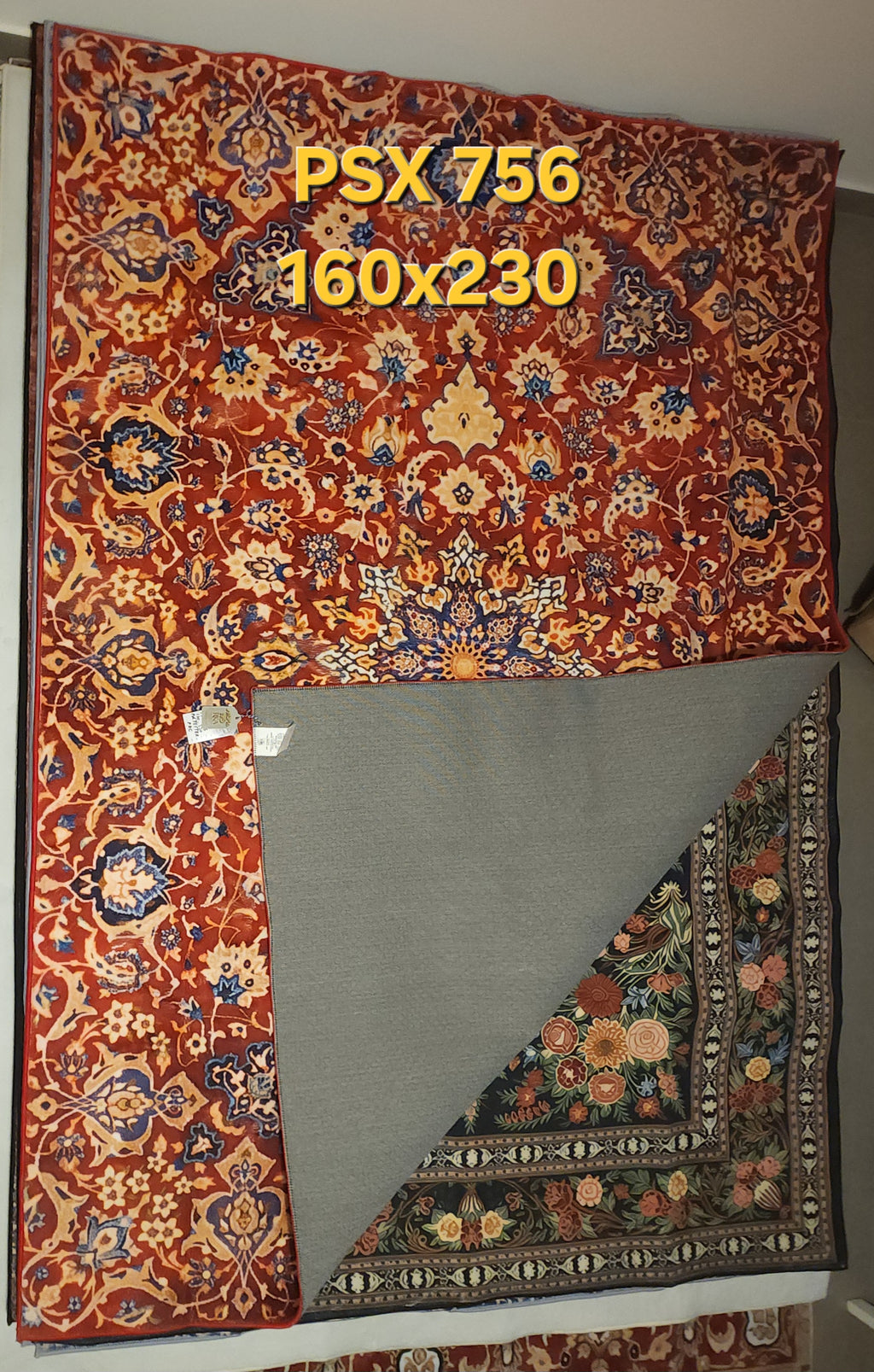 שטיח 100% פוליאסטר פרמיום בסגנון פרסי אוריינטלי  PSX 756 160X230