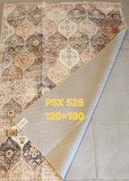 PSX 526 Printed Carpet Grey Beige Persian 120X180 | שטיח מודפס דוגמא פרסית אפור בז' 120X180