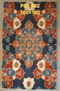 PSX 482 Printed Carpet Blue Persian 100X160 | שטיח מודפס דוגמא פרסית כחול 100X160