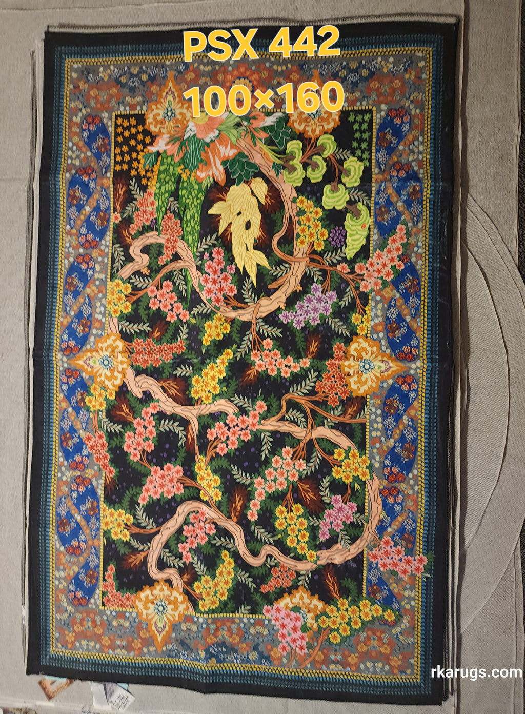 PSX 442 Printed Carpet Paradise Persian 100X160 | שטיח מודפס גן עדן פרסי 100X160