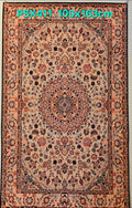 PSX411 Nain Persian Style Cream | Artistic Printed Wall Hanging in Nain Persian 3D Style 100x163 cm